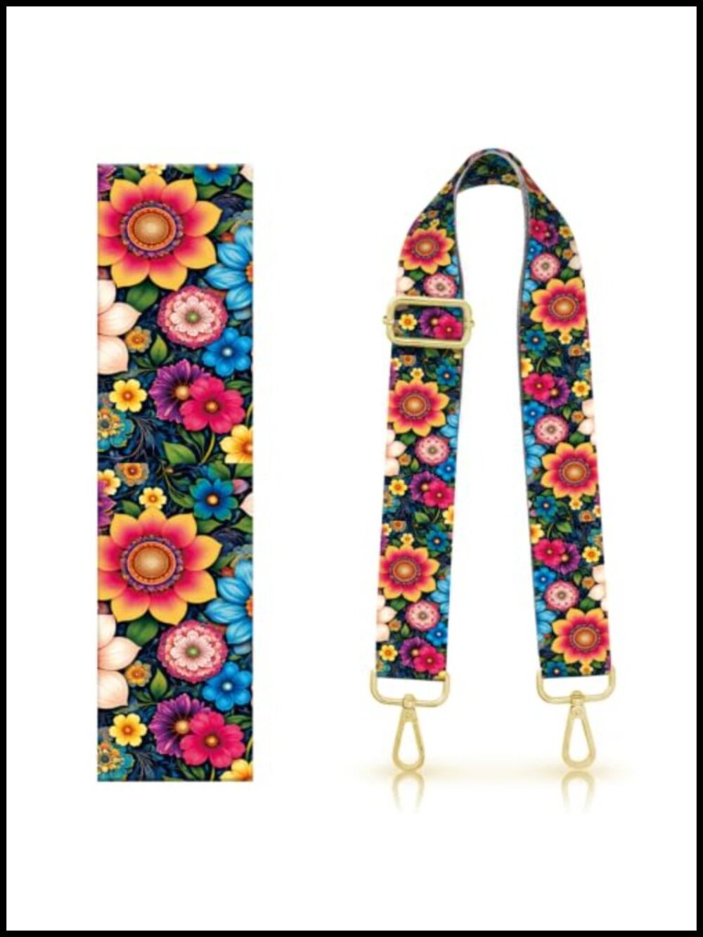 1.5" Wide Purse Strap Replacement Adjustable Crossbody Shoulder Bag Strap
